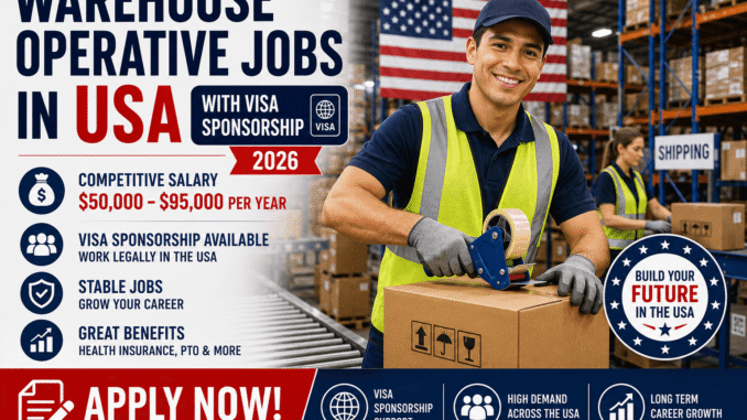 warehouse operative jobs in usa